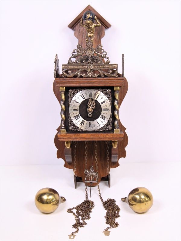 Antieke Zaanse klok JAW Wuba Kringwinkel